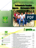 Calendario Agosto-Dic 2015