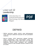 Chapter 12 Leadership