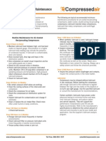 Compressor Checklist