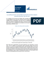 Comunicado de Prensa Encuesta de Opinión Del