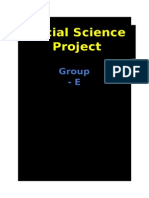 Social Science Project: Group - E