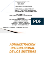 Administracion de Los Sistemas Internacionales Equipo 3