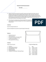 Duotone Assignment sheet
