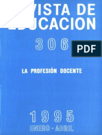 REVISTA DE EDUCACIÓN, LA PROFESIÓN DOCENTE