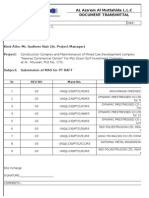 AL Aza'em Al Muttahida L.L.C Document Transmittal: Kind Attn: Mr. Sudheer Nair (Sr. Project Manager) Project