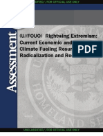 Bush DHS Report on Right Wing Extremism