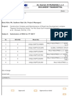 AL Aza'em Al Muttahida L.L.C Document Transmittal: Kind Attn: Mr. Sudheer Nair (Sr. Project Manager) Project