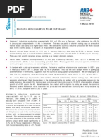 Economic Highlights (Vietnam) : Economic Activities Were Mixed in February - 01/03/2010