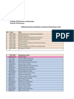 Make-Up Exam Schedule