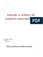 Metode Si Tehnici de Tonifiere Musculara: Musculatura Abdominala