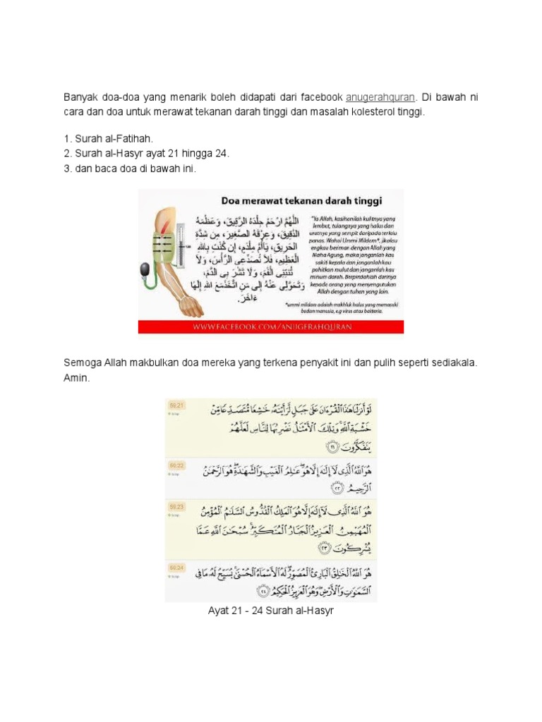 Doa Darah Tinggi Pdf