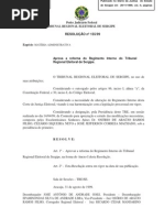 regimento-interno-do-tre-se + resolução 155