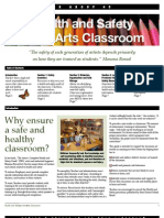 Health and Safety in The Arts Classroom