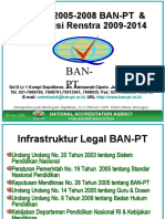 Kinerja 2005-2008 BAN-PT & Kontribusi Renstra 2009-2014