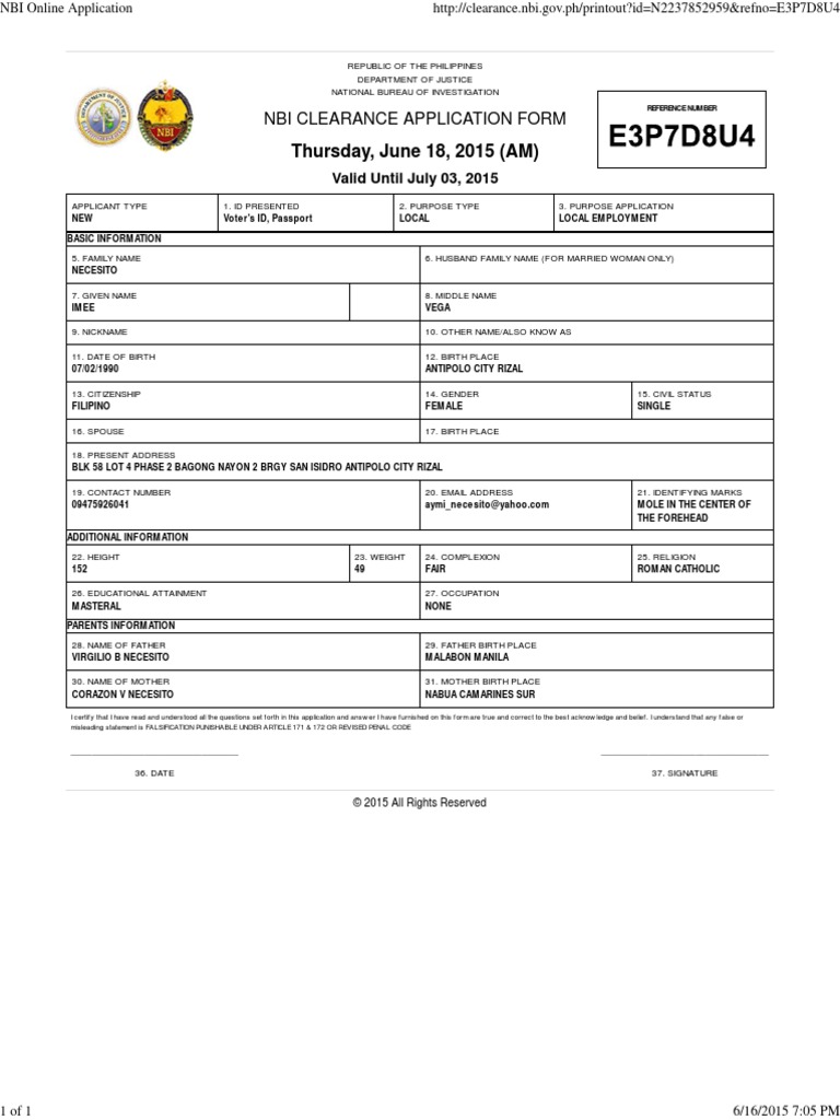 NBI Online Application (1)
