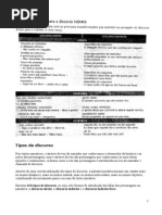 Tipos de Discurso