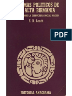 Leach, Edmund - 1965 Sistemas Politicos de Alta Birmania