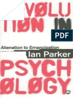 PARKER, Ian. Revolution in Psychology - Alienation To Emancipation