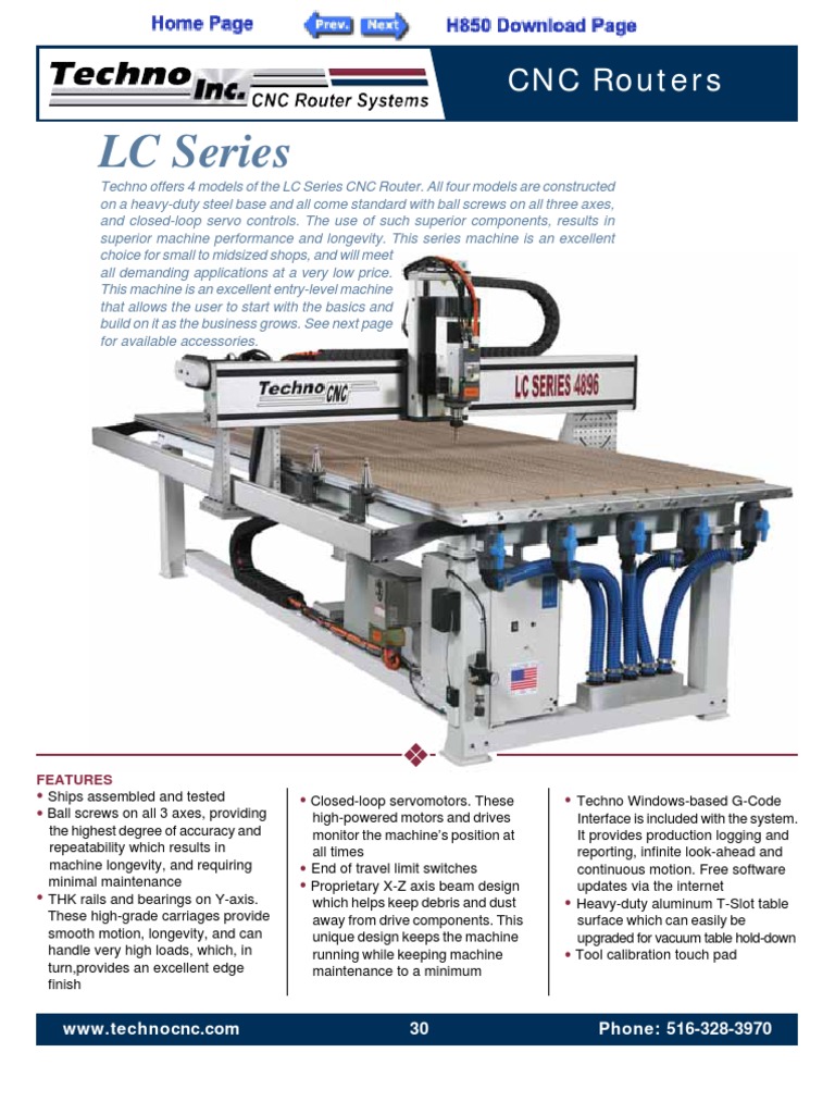 Techno cnc 2024 lc series 4896