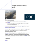 Transformación de París Durante El Segundo Imperio