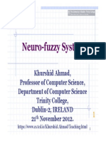 CS4001 Neuro-Fuzzy Systems Lect6