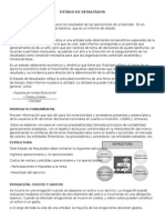 Estados Financieros - Estado de Resultados