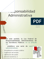 Responsabilidad Administrativa