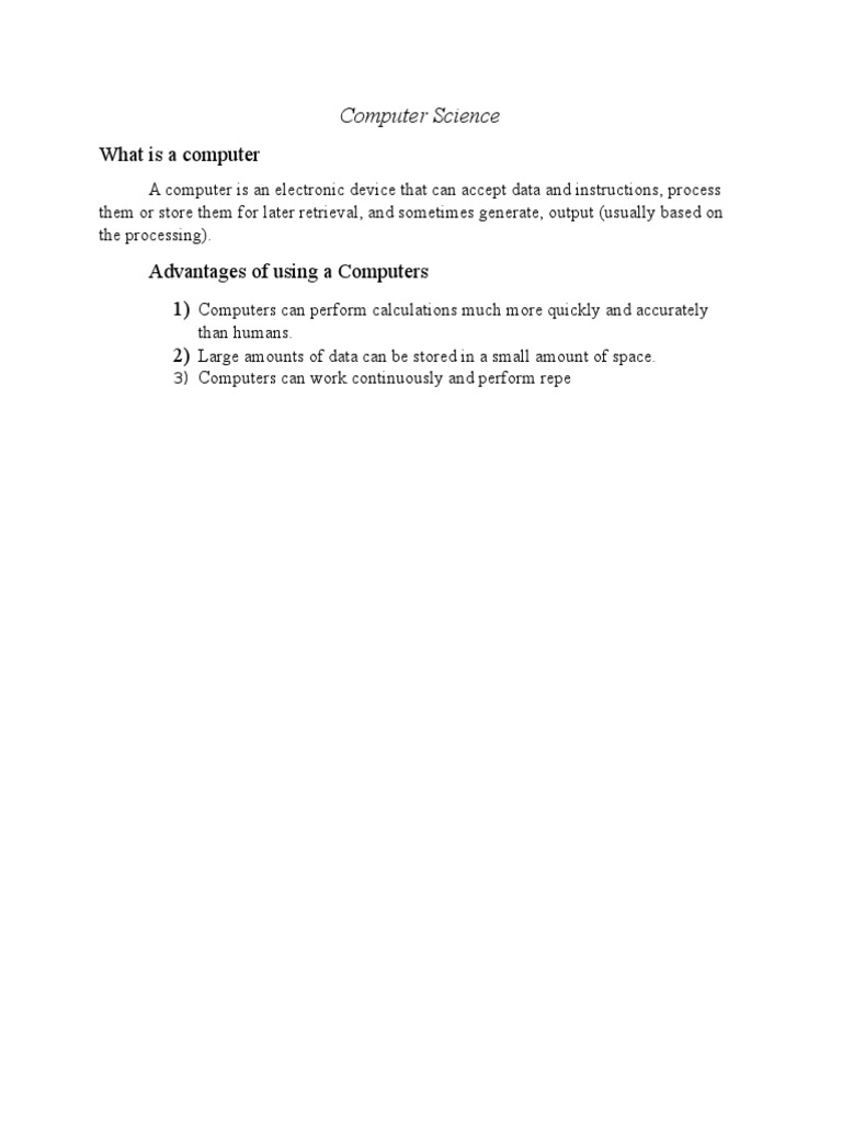 Computer Science | PDF