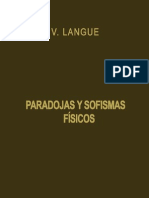 Paradojas Y Sofismas Fisicos - V. Langue