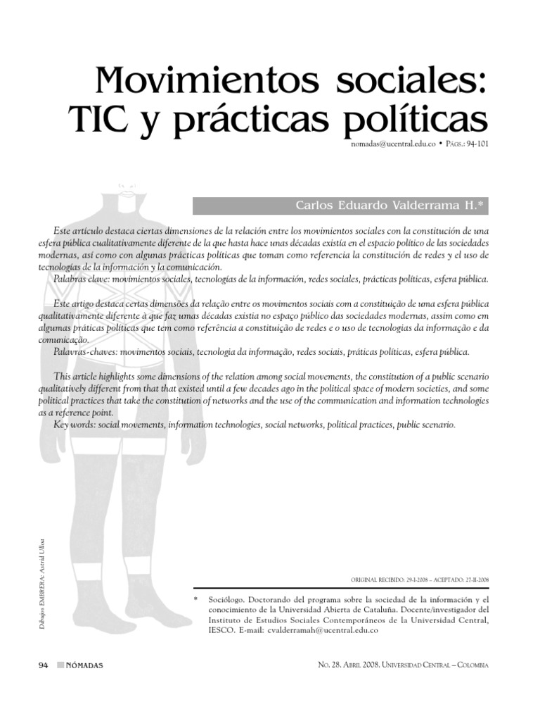 Movimientos Sociales y TIC en Política | PDF | Tecnología de ...