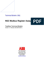 ABB TotalFlow - NGC Modbus Register Assignment