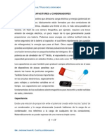 Capacitores o Condensadores