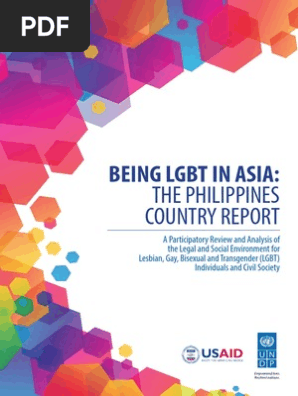2014 Undp Usaid Philippines Lgbt Country Report Final Lgbt - 