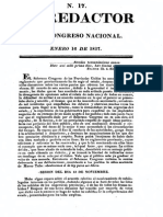 El Redactor Del Congreso de Tucumán 1817