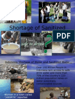Shortage of Sanitized Water!!!