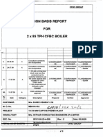 Bi101!00!25!4!008 (Design Basis Report For 2x85 TPH CFBC Boiler)