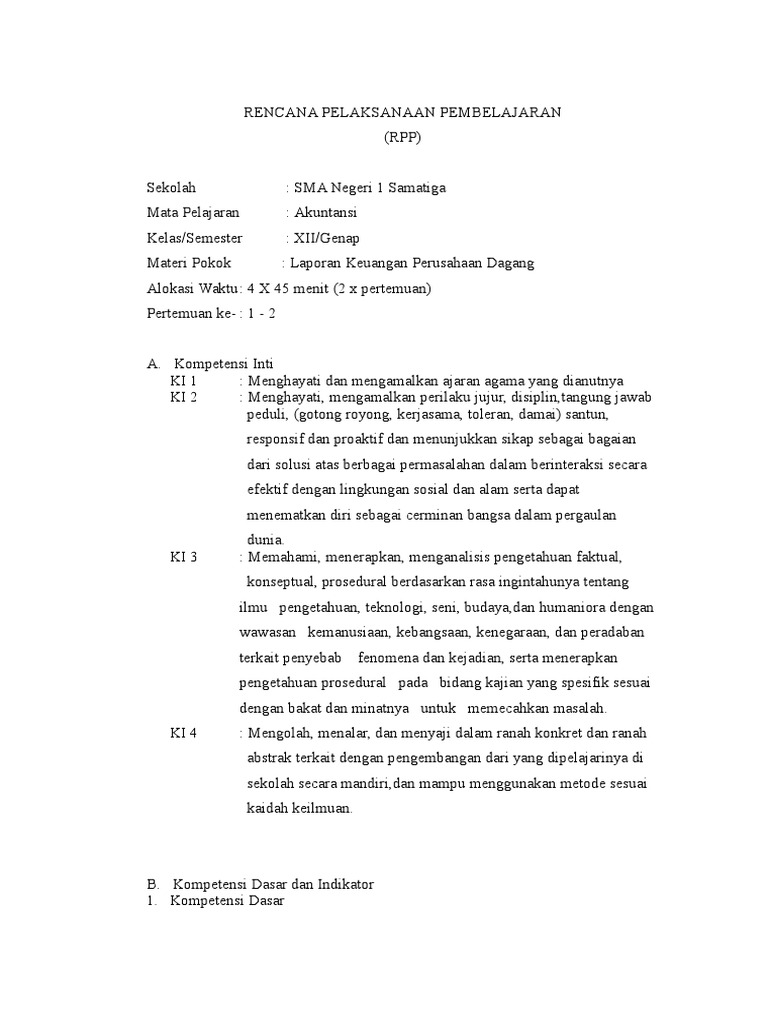 Rppkd3 1 Laporan Keuangan Perusahaan Dagang Doc