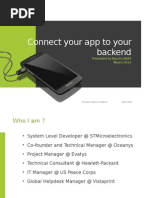 DroidconTn 2014 Connect Your App To Your Backend