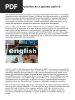 Conheça Cinco Aplicativos Para Aprender Inglês E Praticar O Idioma