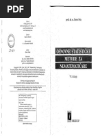 saki Osnovne Statisticke Metode Za Nematematicare Petz | PDF