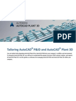 Tailoring AutoCAD PnID and Plant 3D