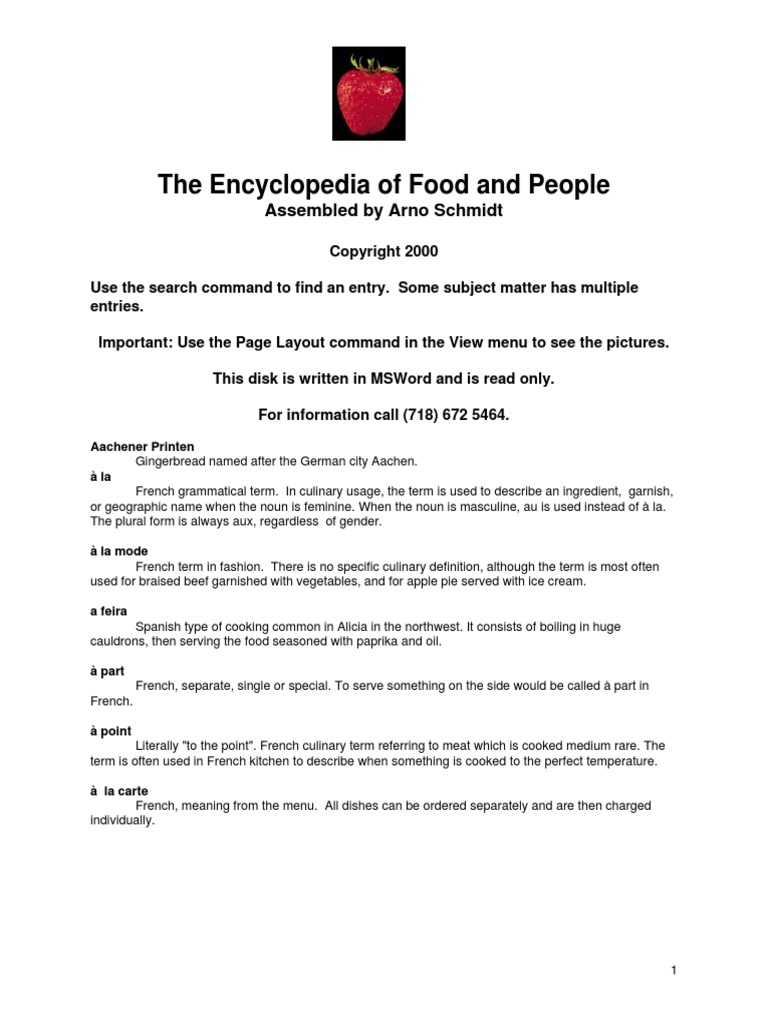 Food Encyclopedia | PDF | Almond | Wine