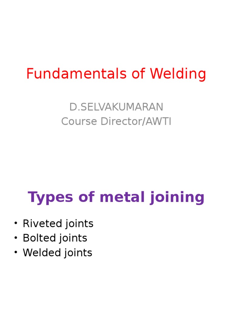 Welding intelligence overview