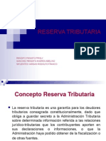 Reserva Tributaria Exposición