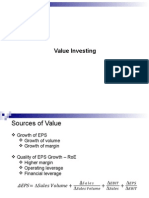 Security Analysis PPT - Value Investing