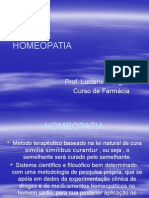 1ª Aula de Homeopatia