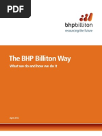 The BHP Billiton Way April 2012