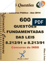 1727_LEIS 8.212_91 e 8.213_91 -Concurso Do INSS - Apostila Amostra