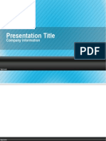 Presentation Title: Company Information