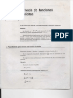 Derivadas de Funciones Implicitas